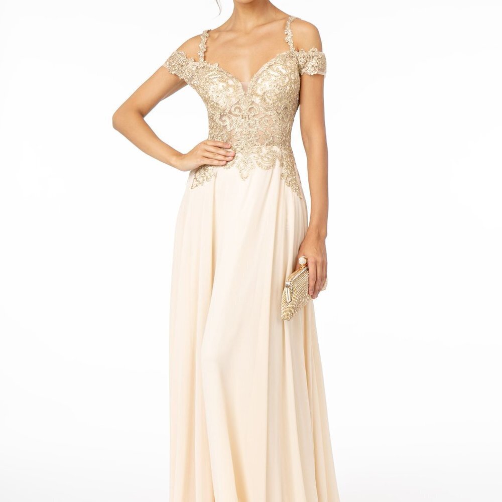 Sweetheart Neck Lace Bodice Prom Dress GSGL2998